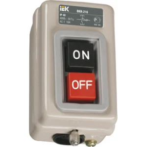IEK Выключатель ВКИ-216 3Р 10А 230/400В IP40 - KVK20-10-3 IEK Выключатель ВКИ-216 3Р 10А 230/400В IP40 - KVK20-10-3