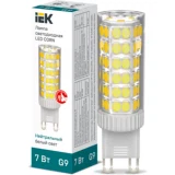 IEK Лампа светодиодная CORN капсула 7Вт 230В 4000К керамика G9