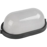 IEK Светильник НПП1401 овал 60Вт IP54 черный