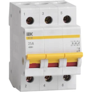 IEK Выключатель нагрузки (мини-рубильник) ВН-32 3Р 25А - MNV10-3-025 IEK Выключатель нагрузки (мини-рубильник) ВН-32 3Р 25А - MNV10-3-025