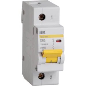 IEK Автоматический выключатель ВА47-100 1Р 63А 10кА D - MVA40-1-063-D IEK Автоматический выключатель ВА47-100 1Р 63А 10кА D - MVA40-1-063-D