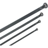 IEK Хомут кабельный усиленный Хку 7,6х370мм со стальным замком черный (100шт)