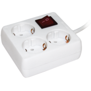 IEK Удлинитель У-С03К-выкл. 3 места 2P+PE/3м 3х1мм2 16А/250В