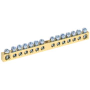 IEK Шина PEN "земля-ноль" 6х9мм 14/1 (14групп/крепеж по центру)