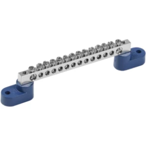 IEK Шина N "ноль" на двух угловых изоляторах с никелевым покрытием ШНИ-6х9-14-У2-С - YNN10-14-C2-K07-N IEK Шина N "ноль" на двух угловых изоляторах с никелевым покрытием ШНИ-6х9-14-У2-С - YNN10-14-C2-K07-N